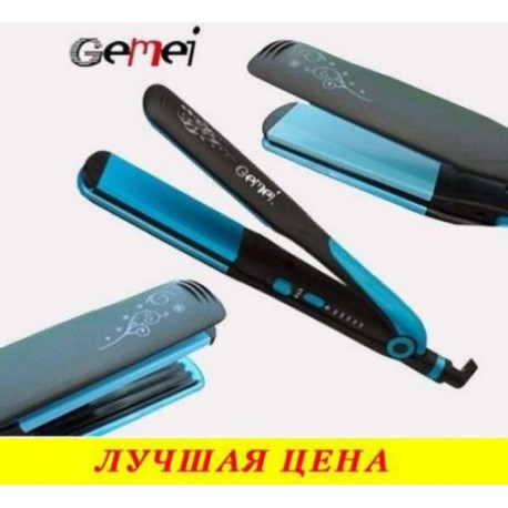 Випрямляч заліза для волосся Гофра 2 в 1 Gemei GM-1961