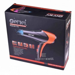 Фен GEMEI GM-1766,Фен,Фен Чорно-рожевий Волосся!Акція