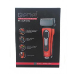 Сітка електрична бритва з тріммером Gemei GM-7110 (акумуляторна
