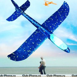 Світиться літак / Планер з підсвічуванням / Світлодіодний літак OPT
