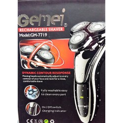 Тріммер для бритви Gemei GM 789 3 в 1 Чорний з золотом