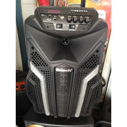 Динамік з акумулятором і мікрофоном Meirende K12-7/ 12"/ 120 Вт/ Bluetooth/ пульт/ SD+USB+FM/ LED