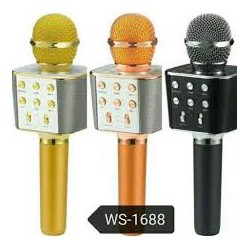 Мікрофон-караоке Bluetooth WSTER WS-1688 Золотий