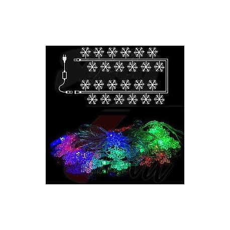 Led Festoon 28 фігур, сніжинки, багатобарвні (Figure_Snow-28LED