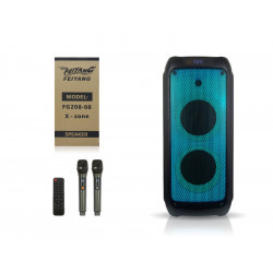 Акустична портативна колонка 8 дюймів USB / SD / FM / BT / ПУЛЬТ FG-208