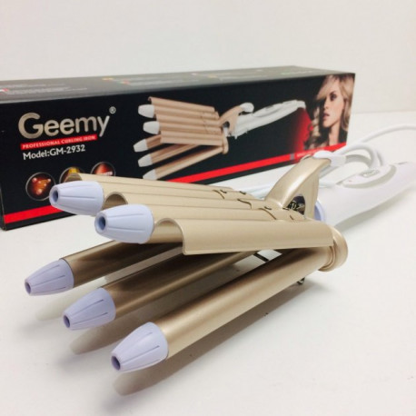Geemy GM 2932 Потрійні плойкові залізні щипці