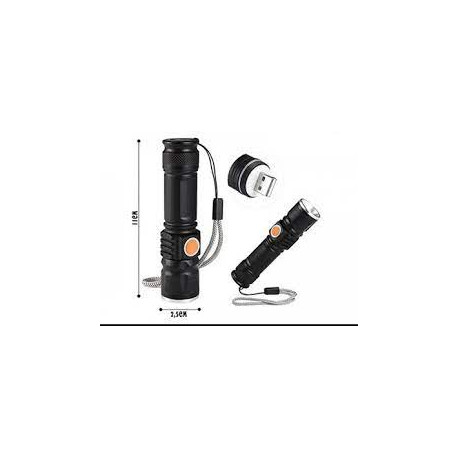 Ліхтарик ручний акумуляторний BL 616 T6 micro Usb