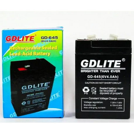 Акумуляторна батарея для ваг, ліхтарів, іграшок GDLITING GD-645 87