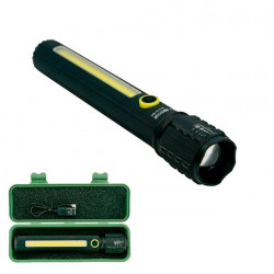 Потужний LED ліхтар BL-C73-P50 COB ліхтарик ручний з USB зарядкою, світлодіодний кишеньковий ліхтар (1009455-Black)