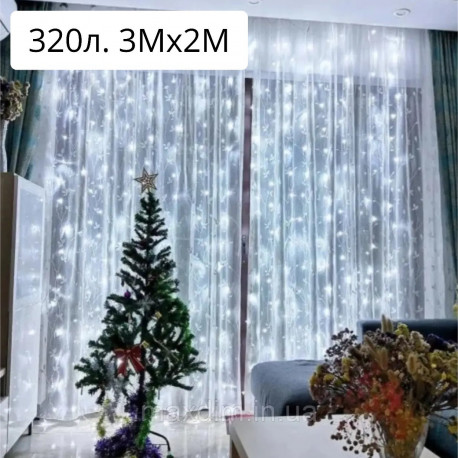Світлодіодний різдвяний фестон 100л