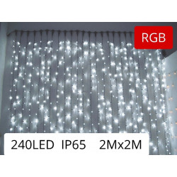 Street Fringe Festoon 20m LED Білий, Синій, Кольоровий