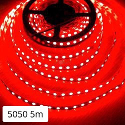 Светодиодный лента 5050 5m красная sofi3d