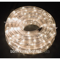 Светодиодный Дюралайт Круглый Шланг LED Теплый белый 10 м
