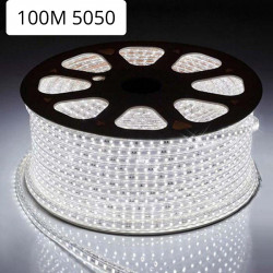 Світлодіодна стрічка LED 5050 100м білий sofi3d