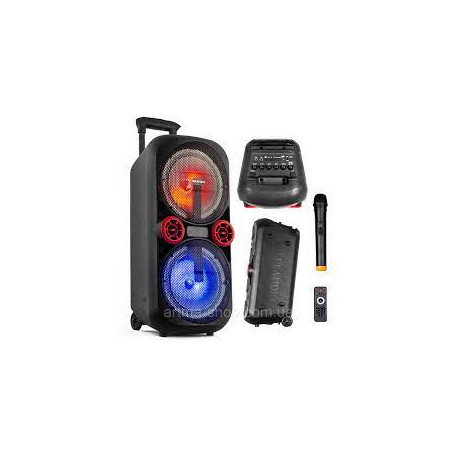 Акустична колонка KOLAV-2812 2x8" з радіомікрофоном sofi 3 d