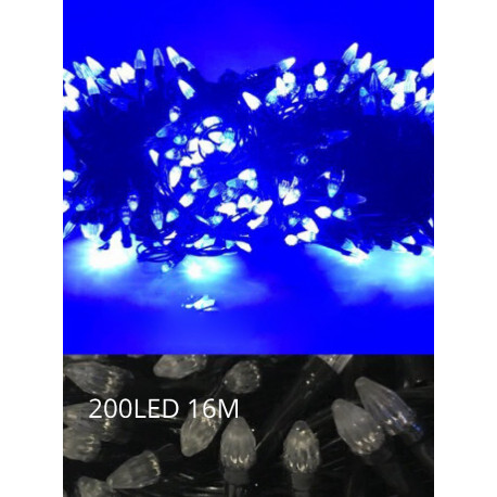 Світлодіодна струнна струна LTL довжина 4.5m 50LED на батарейках білого кольору Детальніше: