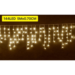 Бахрома на черном проводе + flash Мульти, 120Led, 5 х 0,7