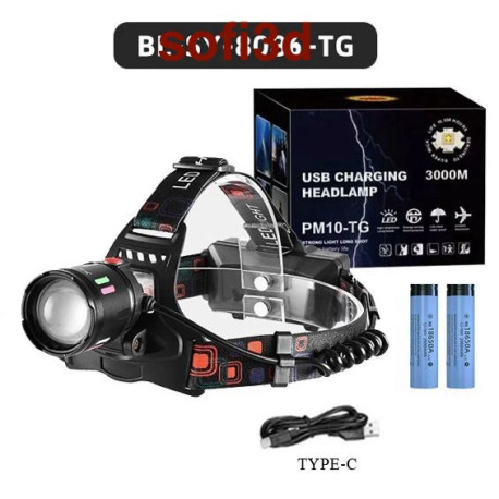 Фонарь налобный PM10-TG 8087