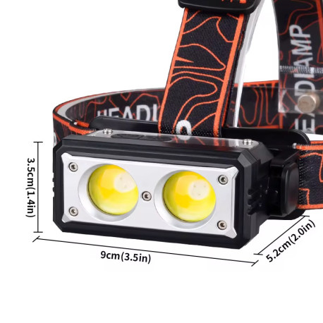 водонепроникний налобний ліхтарик для кемпінгу, полювання sensor headlight