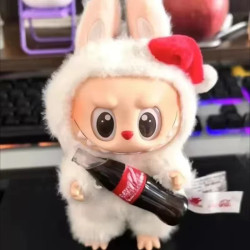 Labubu лабубу мягкая игрушка брелок Coca Cola ,эксклюзив Лабуба кока кола