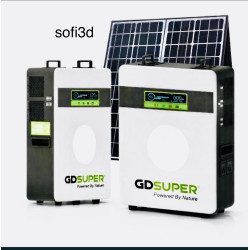 Зарядна станція настінна GDSUPER GD-3500ВТ LiFePO4 2560Wh/3500W