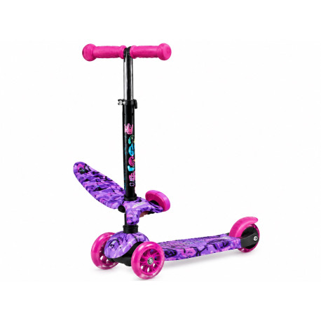 Триколісний самокат Scooter Maxi SL4 Pink «Рожевий космос»